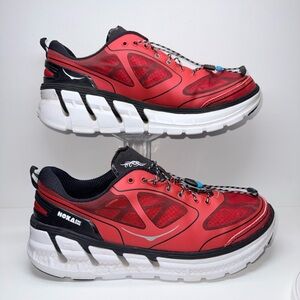 HOKA CONQUEST RED/BLACK